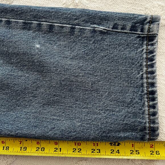 Everlane The Curvy 90’s Cheeky Straight Jean Size 30 Crop High Waist Button Fly - Picture 3 of 8